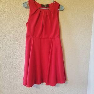 Minkie vibrant red skater‎ dress